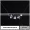 Sterling Silver and White Gold Gemstone Circle Pendant Necklace Designs