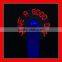 led message fan programmable led message handheld fan