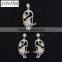 Jewellery Shop Counter Design Jewelry Set Enameled Silver Earring Pendant Set TZ-0200