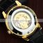 Vogue skeleton gold mechanical automatic watch for men