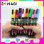 Wholesale 8 Pack Fluorescent colors Anti-wipe Markers with Reversible 6mm Tip for Glass, Window & LED Art Menu Writing Board