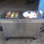 2016 Frozen yogurt fruit instant ice cream rolls machine with real fruits in Thailand