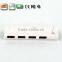 New-type usb por hub, Low Cost Portable Light 4 port usb 2.0 hub from usb hub suppliers with Plastic Casing