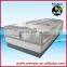 Double side commercial supermarket meat and fish display freezer