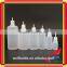 5ml 10ml 15ml 20ml 30ml 50ml 60ml 100ml 120ml PE plastic e-liquid e-cig dropper bottle with child resistant cap GR336R