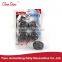 stainless steel scourer with 4pcs blister card Kitchen Cleaning Products