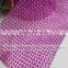 10Yard 24 rows rose color diamond rhinestone wrap rolls crystal wedding mesh ribbon