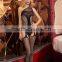 Cross Front Crotchless Fishnet Bodystocking