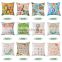 various OEM printing logo 100% cotton cushions decorative pillow made in china