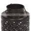 Black hanging candle holder lantern indoor outdoor decor