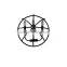 Industrial Rustic Dome Cage Wall Light Iron Bracket Wall Mount Oil Rubbed Wall Fixture