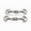 Silver Fashion Design Metal Shoe Buckles Chains