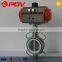 ss316 150lb pneumatic butterfly valves wafer type
