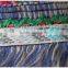6.3cm polyester fringe tassel, Woolen fringe trimming with Jacquard, decorative Jacquard tape for garment