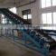 Black rubber belt conveyor machine/easy operation belt conveyor for sale