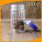 300ml PET Clear Plastic Medicinal Herbs Bottle With Blue Screw Lids