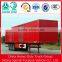 Low Price 3 Axles Enclosed Box Dry Cheap Van Semi Trailer for Sale