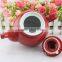 China factory custom logo promotion cheap red glaze porcelain Tea Accessories ceramic tea pot