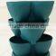Showroom Decoration Organic Gardening Stackable Plastic Flower Pots