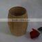 Customize Round Mouth Wooden Tea Packing Cans,coffee Beans Storage Box