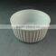 4.5"pure White Ceramic Porcelain Type Bakeware Type Ramekin