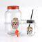 holiday decorative Halloween glass item/juice use glass dispenser and 16oz mason jar