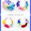 Yellow Red Blue Colorful Rose Flowers Garland Kids Party Wear Girls Head Band