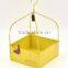 Hanging Flower Pots Large Metal Iron Bucket Flower Holder Garden/Balcony Planter