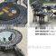 outdoor furniture bbq charcoal grill/garden home barbecue grill table