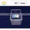 Fridge & freezer bin w/handle dish drainer rack
