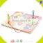 Wholesale butterfly baby wooden educational maze toy colorful kids wooden maze toy W11H001