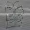 CHROME WINE RACK / METAL WINE RACK FOR 6 BOTTLES