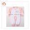 100% cotton white baby rompers