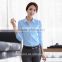 latest made to measure long slim fit cotton shirt for elegant business lady