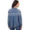 high quality autumn denim jacket women with soft fabric