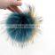 Myfur Top Ball On Winter Beanies Raccoon Fur Bobble Real Fur Pom Poms For Hat