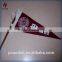 VINTAGE COLLEGE MINI FELT SOUVENIR PENNANT FLAG WITH POLE