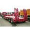 Heavy duty 3 axle low bed trailer lowbed semi trailer , 60 ton to 100 tons low loader truck trailer for sale