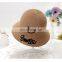 Foldable Sun Hat Smiley Knit Basin Hat Outdoor Sun Protection Beach Hat