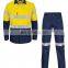 OEM Mens Fire resistant Reflective Cotton Shirt Pant coal Mining work Workwear