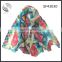 fashion magnetic geometric printed scarf , fashion magnetic scarf