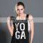 girls loose sexy fitness vest women plus size fitwear women's yoga t shirt