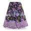 Latest design wax hollandais mix lace fabric African 6yards Nigeria popular dress L170727003