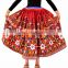 Gujrati Vintage banjara skirt - Vintage hobo gypsy belly dance skirts- Vintage kuchi ethnic multi color EMBROIDERY skirts