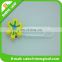Eco-friendly material and flower shape soft pvc book mark