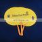 Made in China customized size and logo plastic hand held fan