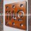 Custom outdoor advertising corten steel logo signage maker
