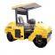 Ride-on hydraulic vibratory double drum road roller