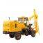 highway guardrail vibrating pile driver equipment for metal fence posts mounting