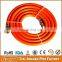 Europe Germany CE 25 Foot Orange Gas Cooker Connection Hose Thread with Quick Disconnect